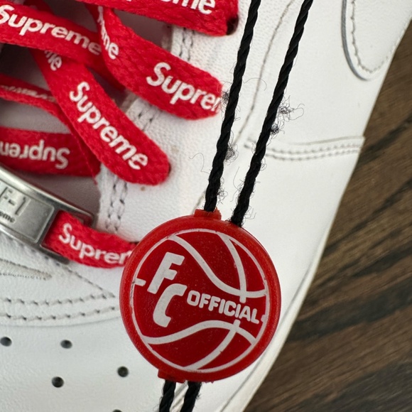 Nike Supreme Air Force One lows, size 9.5 mens
